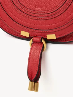 Sacs À Bandoulière-Chloé Petit Sac Porte Épaule Marcie Red Flame