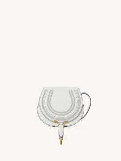 Sacs À Bandoulière-Chloé Petit Sac Porte Épaule Marcie Crystal White