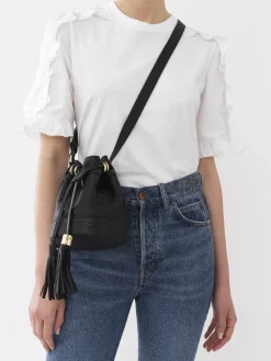 Sacs Porté Épaule-Chloé Petit Sac Seau Vicki Noir