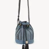 Sacs Porté Épaule-Chloé Petit Sac Seau Vicki Denim