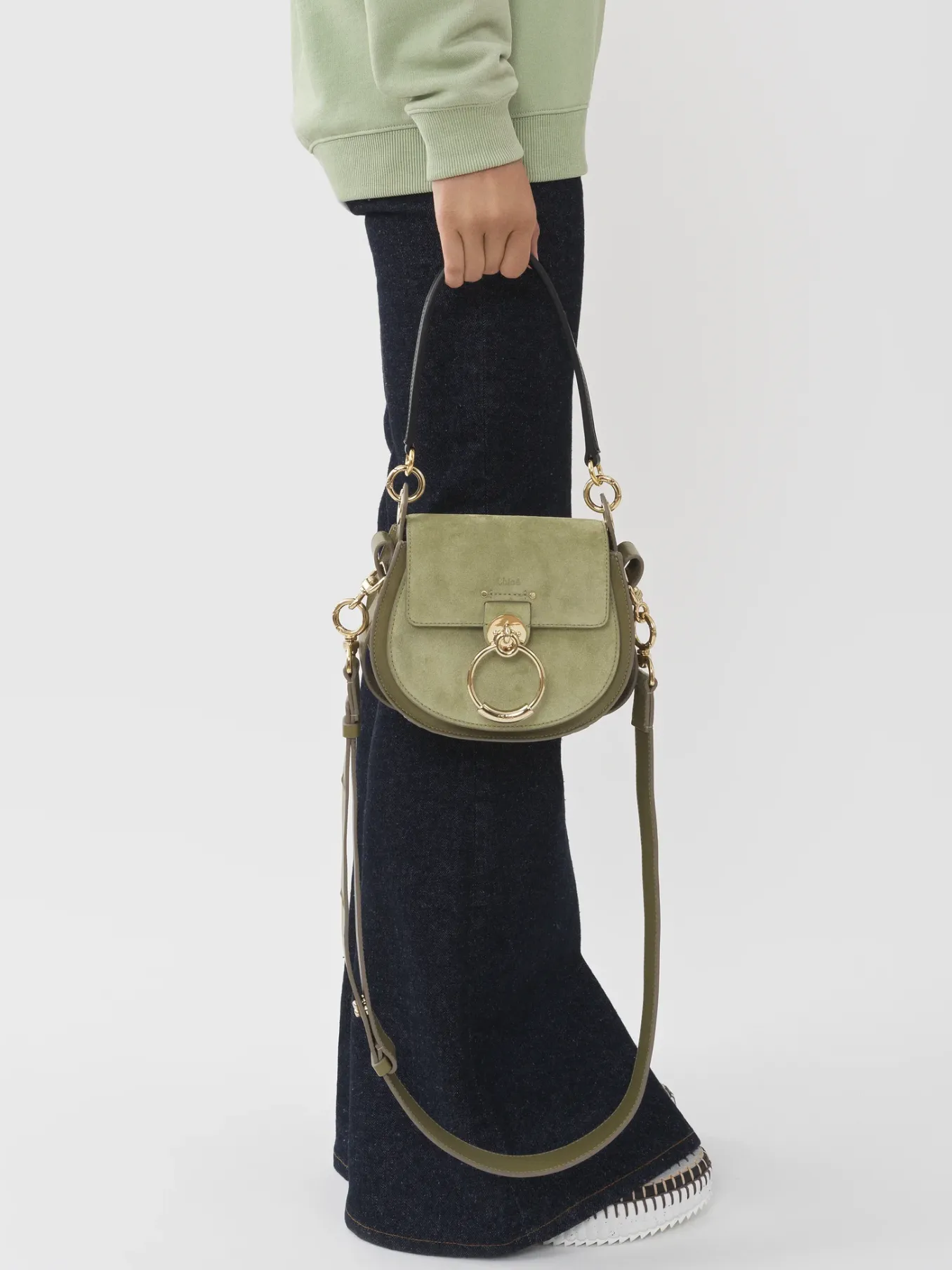 Sacs À Bandoulière-Chloé Petit Sac Tess Lichen Green