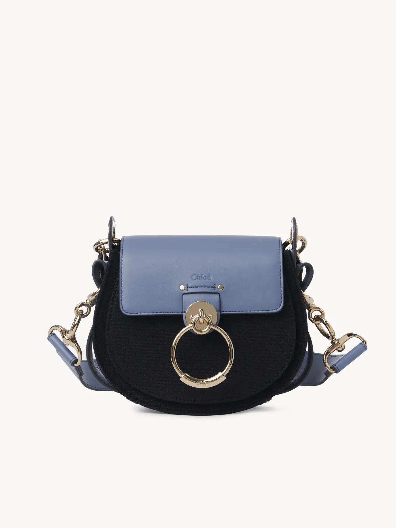 Sacs À Bandoulière-Chloé Petit Sac Tess Multicolor Blue 1