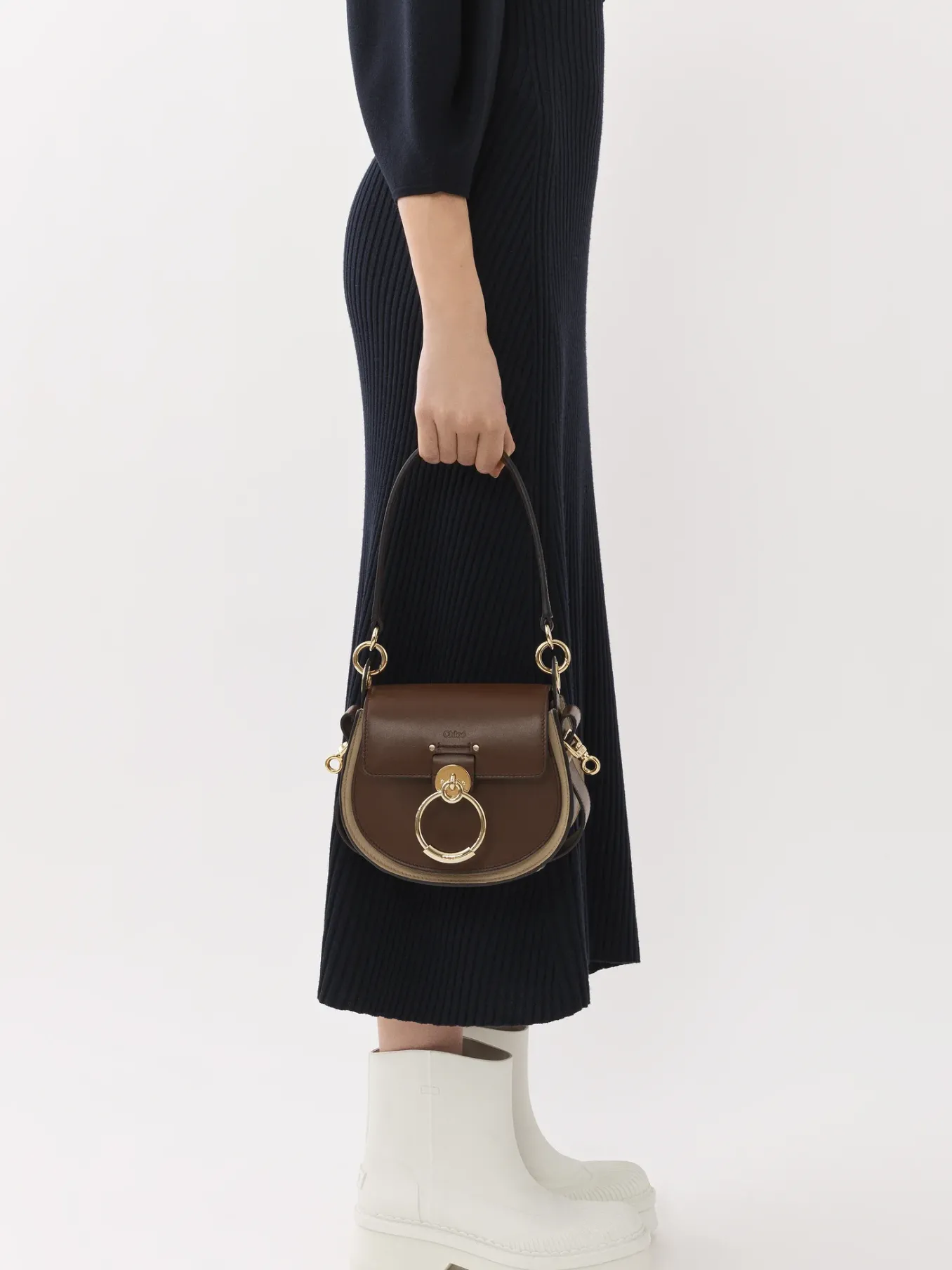 Sacs À Bandoulière-Chloé Petit Sac Tess Argil Brown
