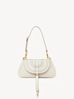 Pochettes-Chloé Petite Pochette A Bandoulière Marcie Misty Ivory