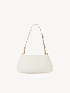 Pochettes-Chloé Petite Pochette A Bandoulière Marcie Misty Ivory
