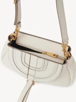 Pochettes-Chloé Petite Pochette A Bandoulière Marcie Misty Ivory