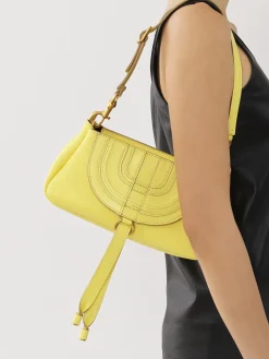 Mini Sacs-Chloé Petite Pochette A Bandoulière Marcie Daffodil Yellow