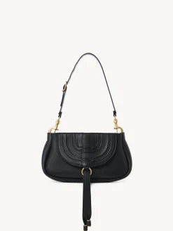 Mini Sacs-Chloé Petite Pochette A Bandoulière Marcie Noir