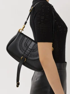 Mini Sacs-Chloé Petite Pochette A Bandoulière Marcie Noir