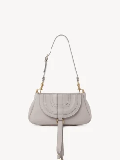 Mini Sacs-Chloé Petite Pochette A Bandoulière Marcie Wild Grey