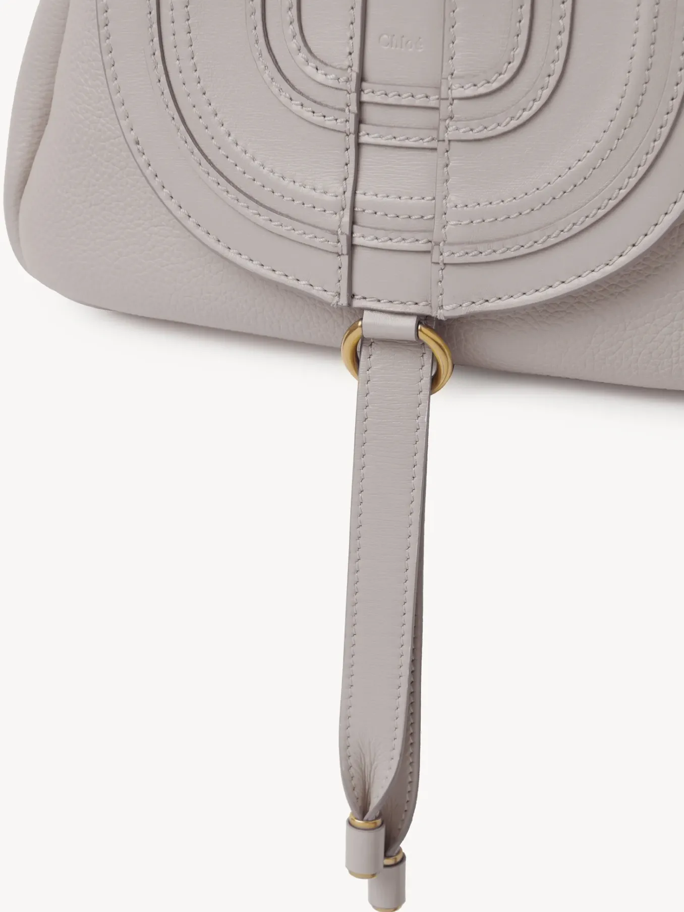 Mini Sacs-Chloé Petite Pochette A Bandoulière Marcie Wild Grey