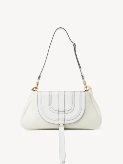 Pochettes-Chloé Pochette A Bandoulière Marcie Blanc