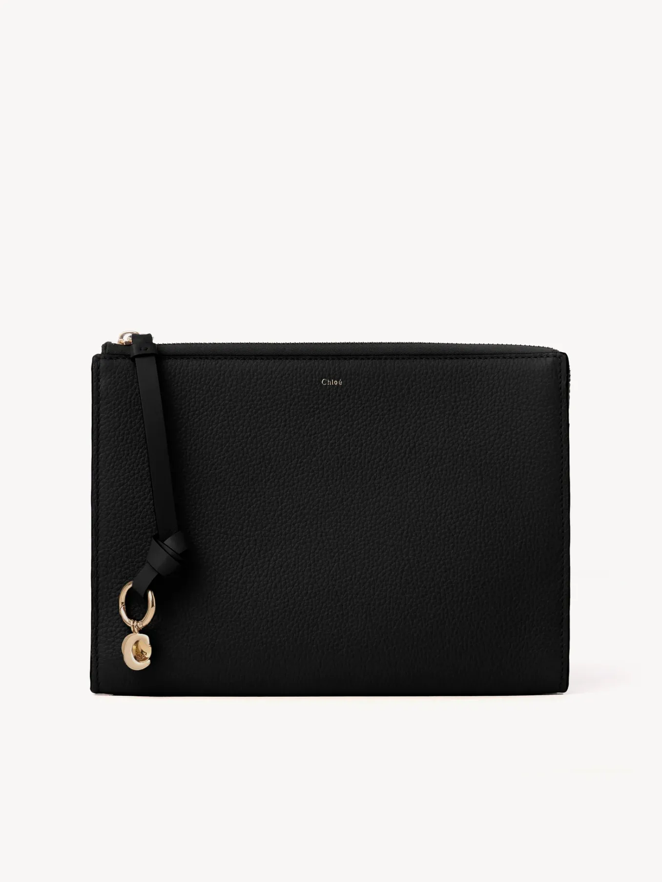 Pochettes-Chloé Pochette Alphabet Noir