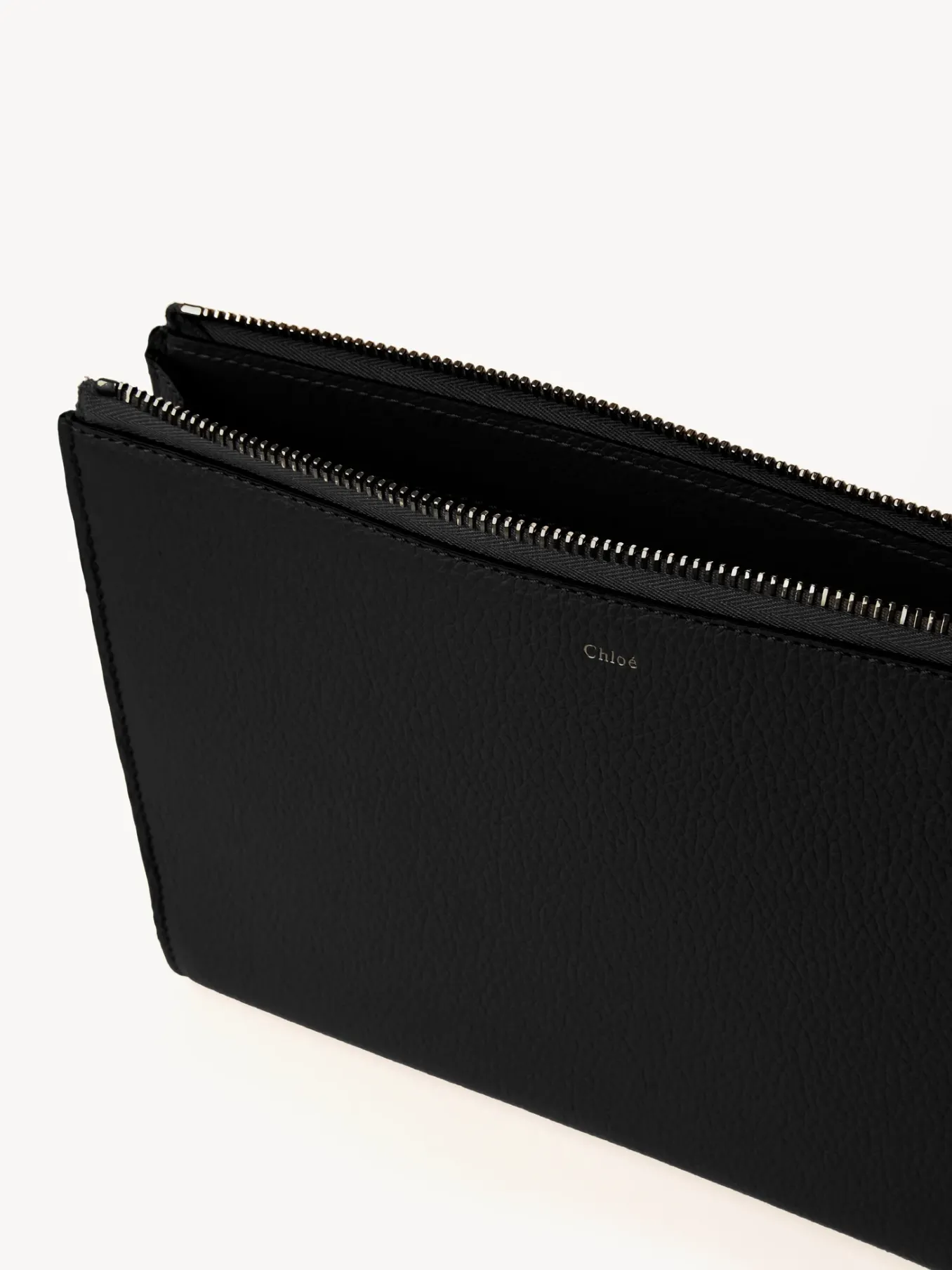 Pochettes-Chloé Pochette Alphabet Noir