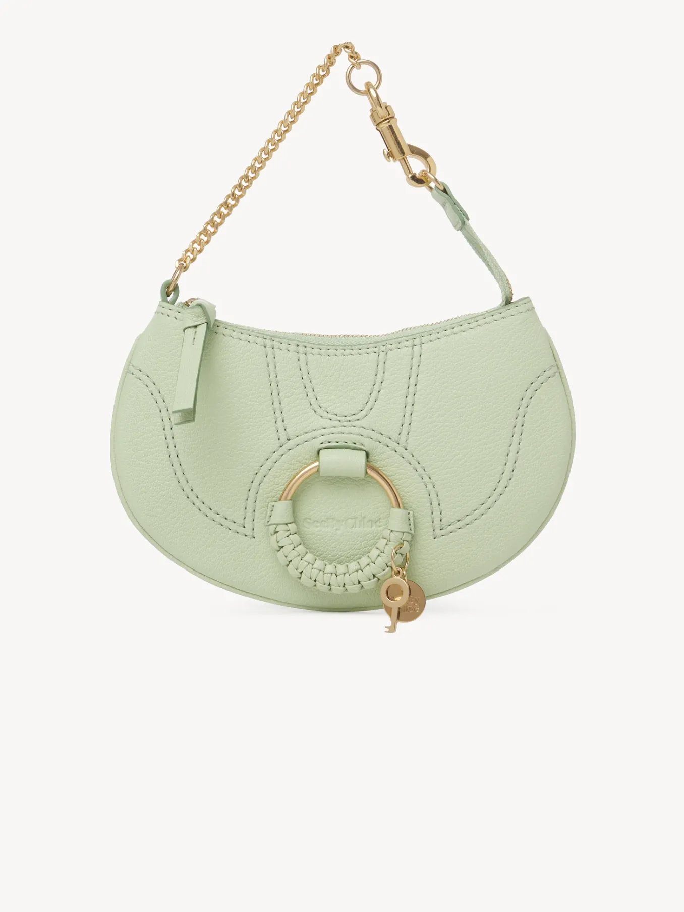 Mini Sacs-Chloé Pochette Demi-Lune Hana Pastel Green