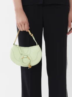 Mini Sacs-Chloé Pochette Demi-Lune Hana Pastel Green