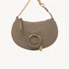 Mini Sacs-Chloé Pochette Demi-Lune Hana Motty Grey
