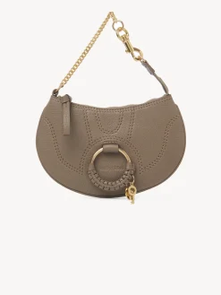 Mini Sacs-Chloé Pochette Demi-Lune Hana Motty Grey