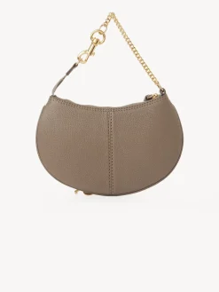 Mini Sacs-Chloé Pochette Demi-Lune Hana Motty Grey