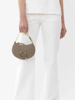 Mini Sacs-Chloé Pochette Demi-Lune Hana Motty Grey