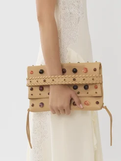 Mini Sacs-Chloé Pochette Mony Milky Brown