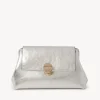 Pochettes-Chloé Pochette Penelope Silver