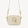 Sacs À Bandoulière-Chloé Pochette Pour Appareil Photo Hana Cement Beige