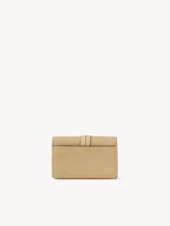 Porte-Cartes-Chloé Pochette Pour Cartes Et Monnaie Alphabet Soft Tan