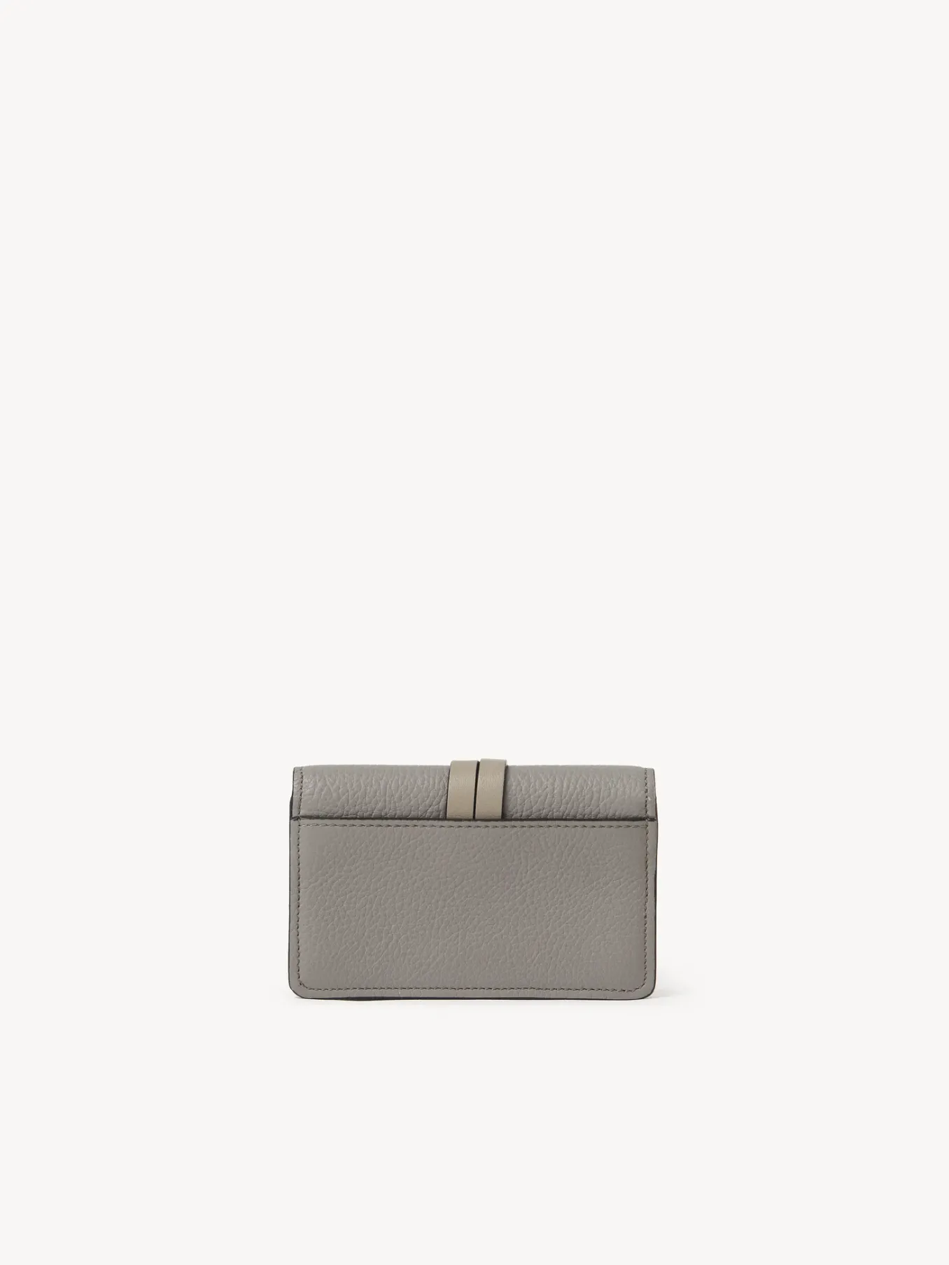Porte-Cartes-Chloé Pochette Pour Cartes Et Monnaie Alphabet Cashmere Grey
