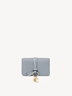 Porte-Cartes-Chloé Pochette Pour Cartes Et Monnaie Alphabet Storm Blue