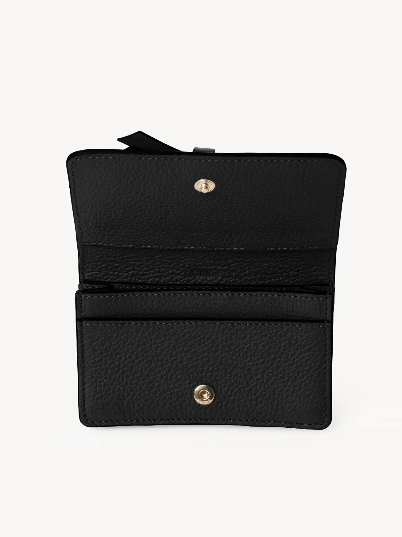 Porte-Cartes-Chloé Pochette Pour Cartes Et Monnaie Alphabet Noir