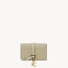 Porte-Cartes-Chloé Pochette Pour Cartes Et Monnaie Alphabet Slate Green