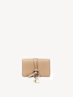 Porte-Cartes-Chloé Pochette Pour Cartes Et Monnaie Alphabet Light Tan