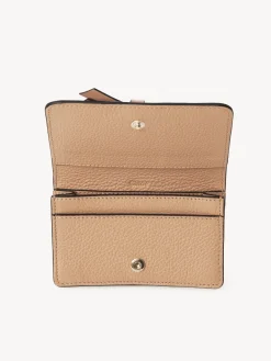 Porte-Cartes-Chloé Pochette Pour Cartes Et Monnaie Alphabet Light Tan