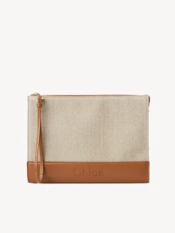Lin-Chloé Pochette Zippee Chloe Sense Caramel