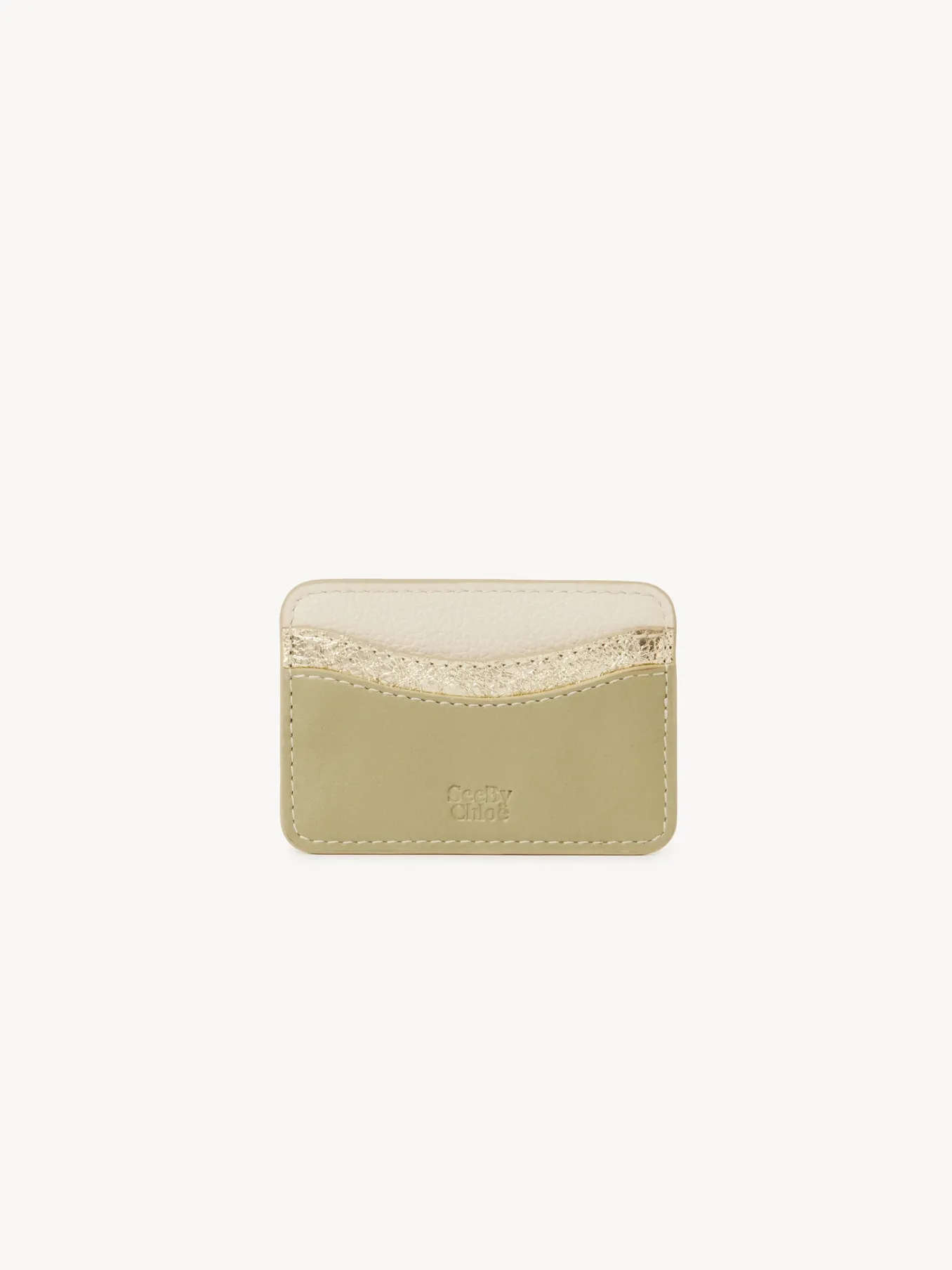 Porte-Cartes-Chloé Porte-Cartes Layers Pottery Green