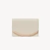 Portefeuilles Compacts-Chloé Porte-Cartes Lizzie Cement Beige