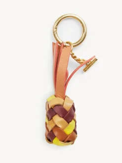 Porte-Cles Et Charms Pour Sac-Chloé Porte-Cles Ananas Canyon Sunset