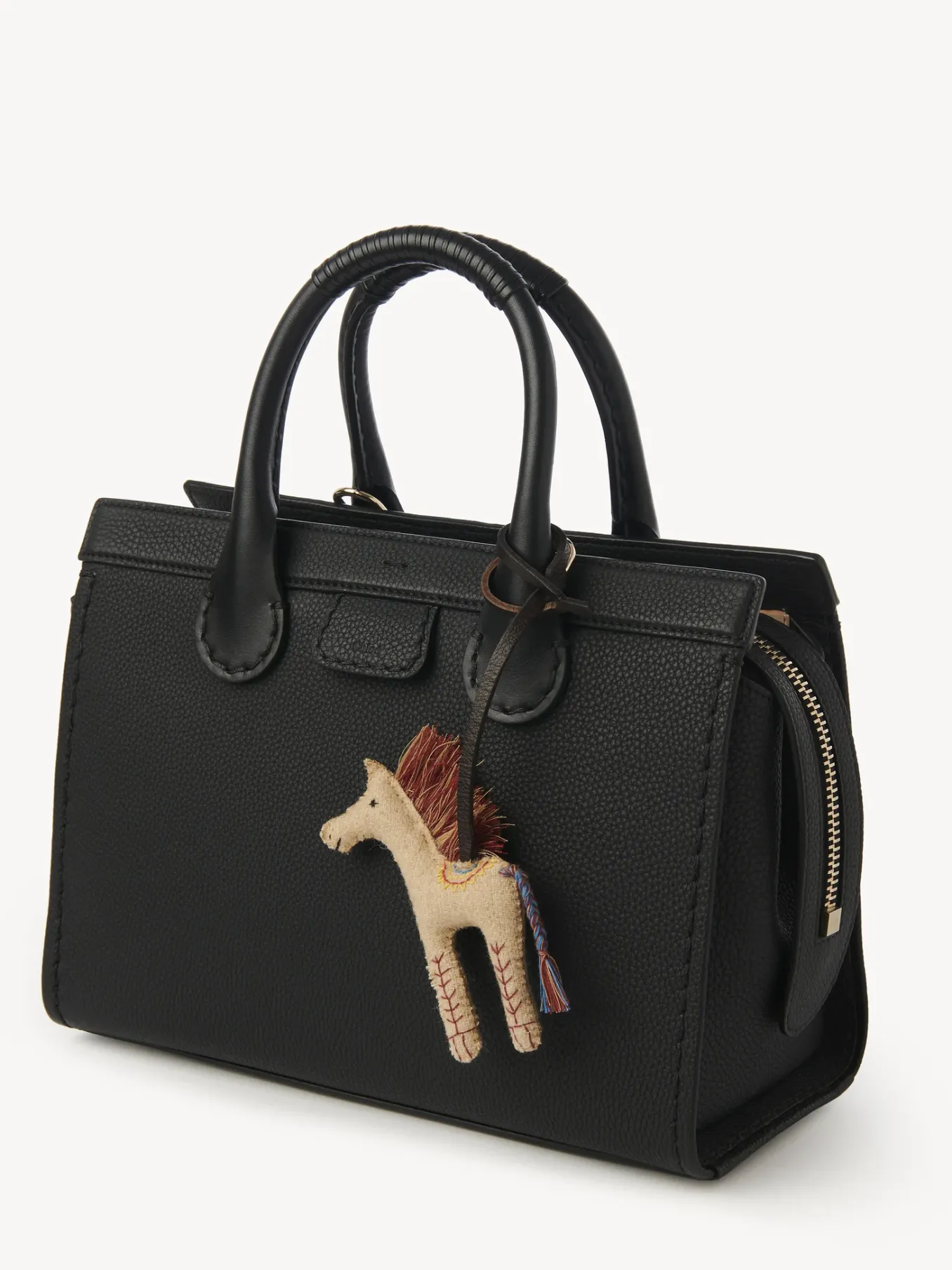 Porte-Cles Et Charms Pour Sac-Chloé Porte-Cles Cheval Silaiwali Pour Chloe Sandy Beige