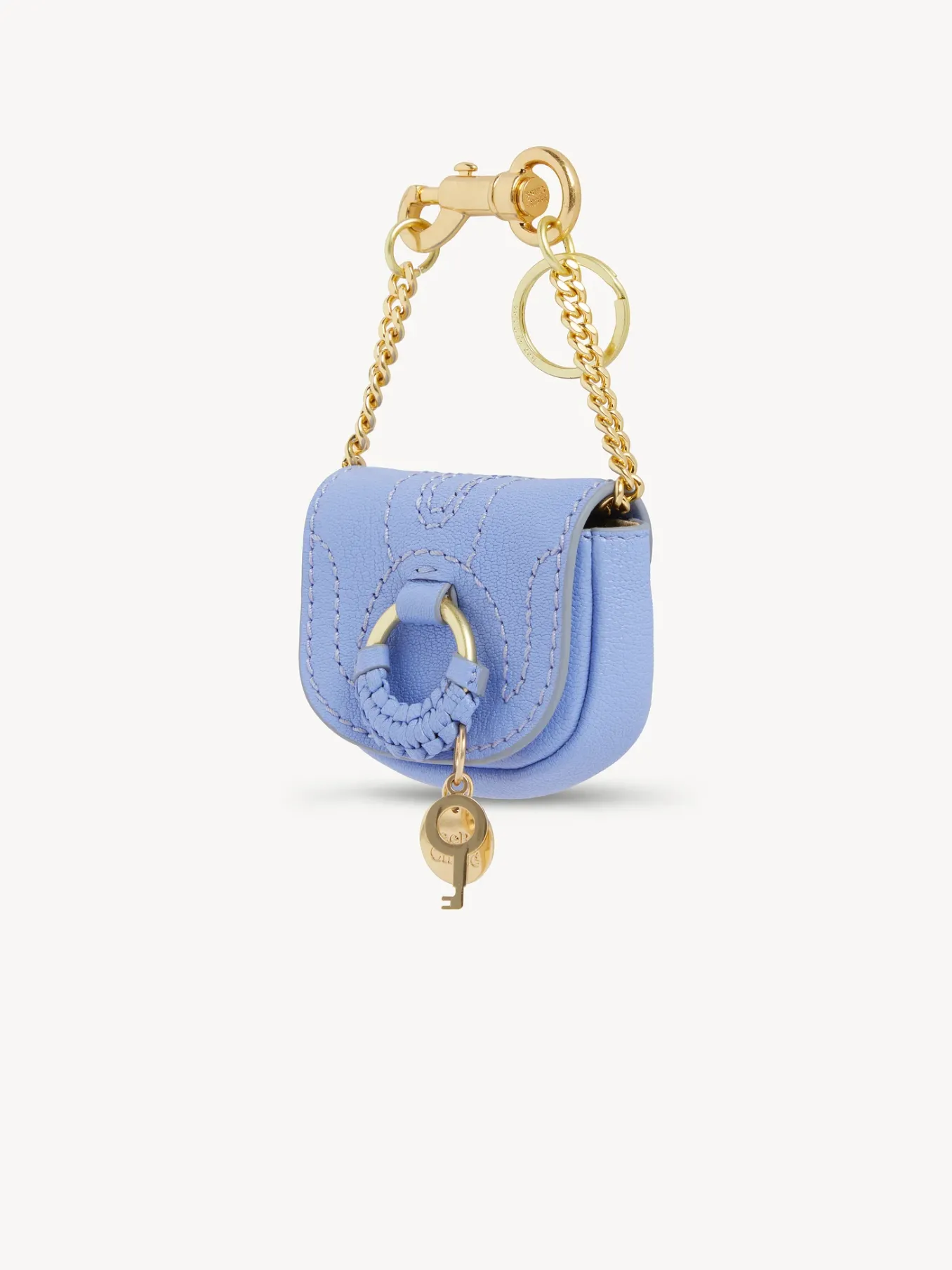 Porte-Cles Et Charms Pour Sac-Chloé Porte-Cles Hana Persian Blue