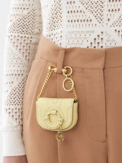 Porte-Cles Et Charms Pour Sac-Chloé Porte-Cles Hana Pure Yellow