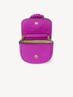 Porte-Cles Et Charms Pour Sac-Chloé Porte-Cles Hana Fuchsia Purple