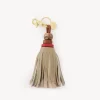 Porte-Cles Et Charms Pour Sac-Chloé Porte-Cles Pompon Grigri Pottery Green