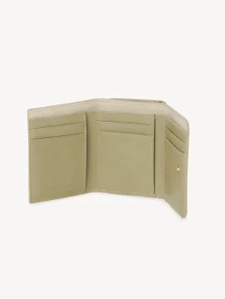 Portefeuilles Compacts-Chloé Portefeuille A Trois Volets Layers Pottery Green