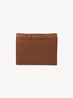 Portefeuilles Compacts-Chloé Portefeuille A Trois Volets Hana Caramello