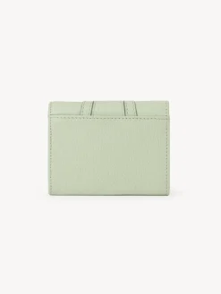Portefeuilles Compacts-Chloé Portefeuille A Trois Volets Hana Pastel Green