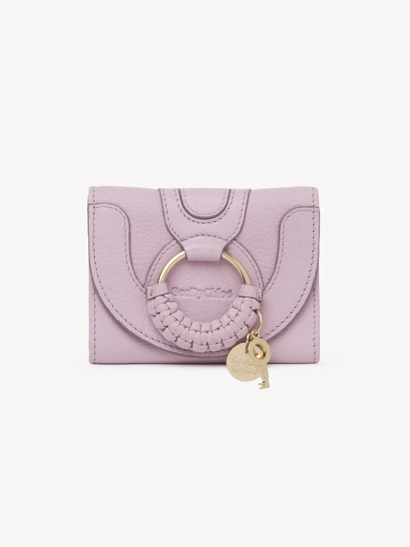 Portefeuilles Compacts-Chloé Portefeuille A Trois Volets Hana Lavender Mist