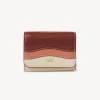 Portefeuilles Compacts-Chloé Portefeuille A Trois Volets Layers Cement Beige