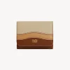Portefeuilles Compacts-Chloé Portefeuille A Trois Volets Layers Caramel