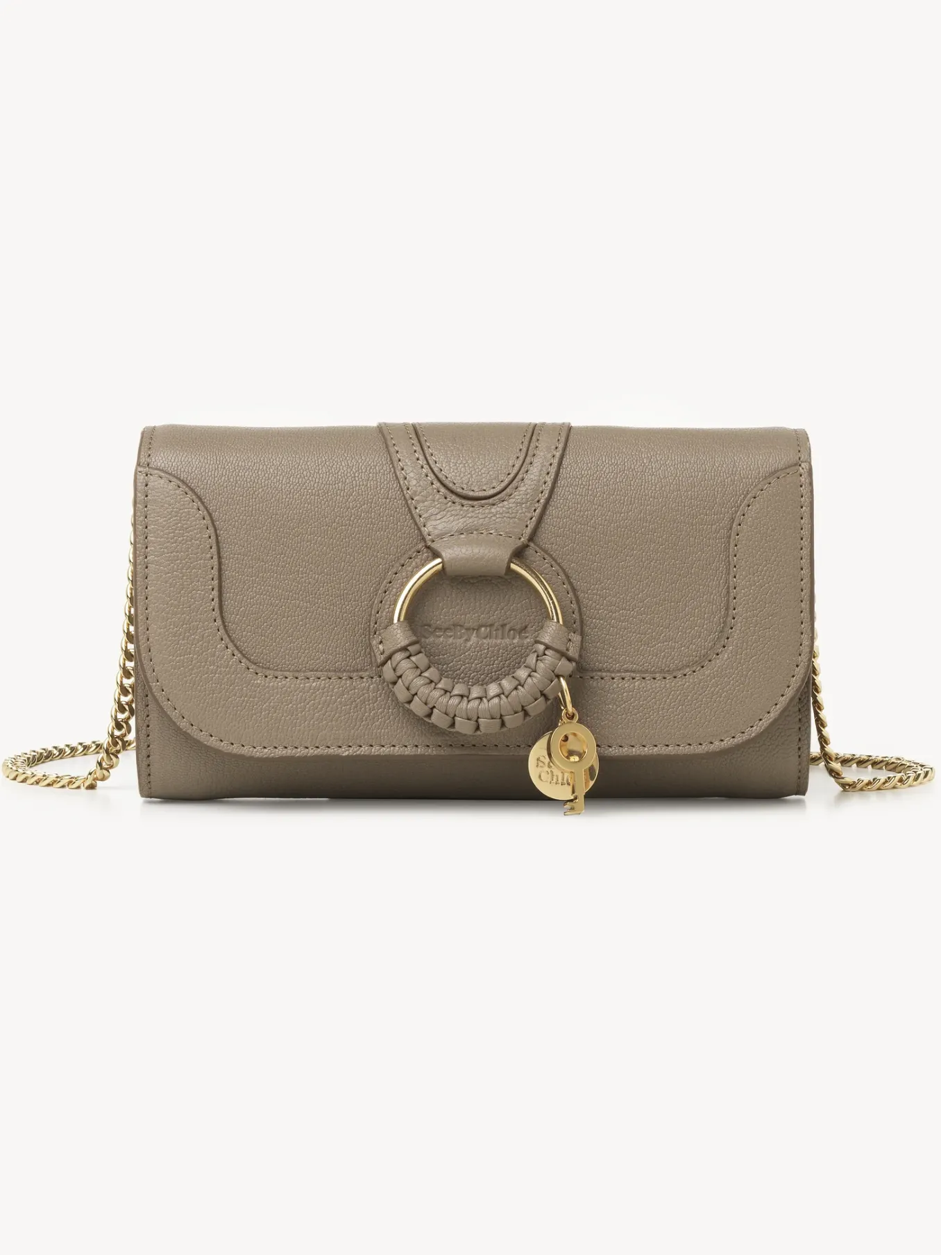 Sacs À Bandoulière-Chloé Portefeuille Chaine Hana Motty Grey